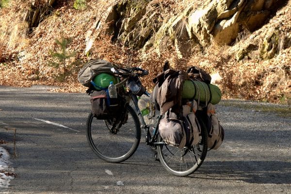 Fietsvakantie fiets met bepakking deKleieneSpaak