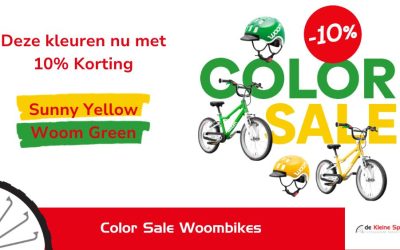 Korting op Woom Fietsen en Helmen in Uitgelichte Kleuren!