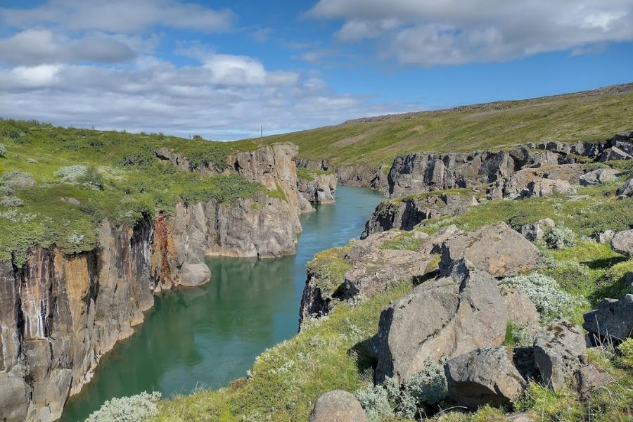 IJsland 2022 Slokje Jokulsa kloof De Kleine Spaak