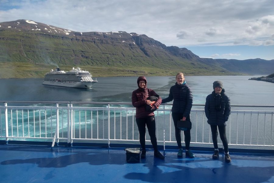 IJsland 2022 ms norrona Aankomst IJsland De Kleine Spaak
