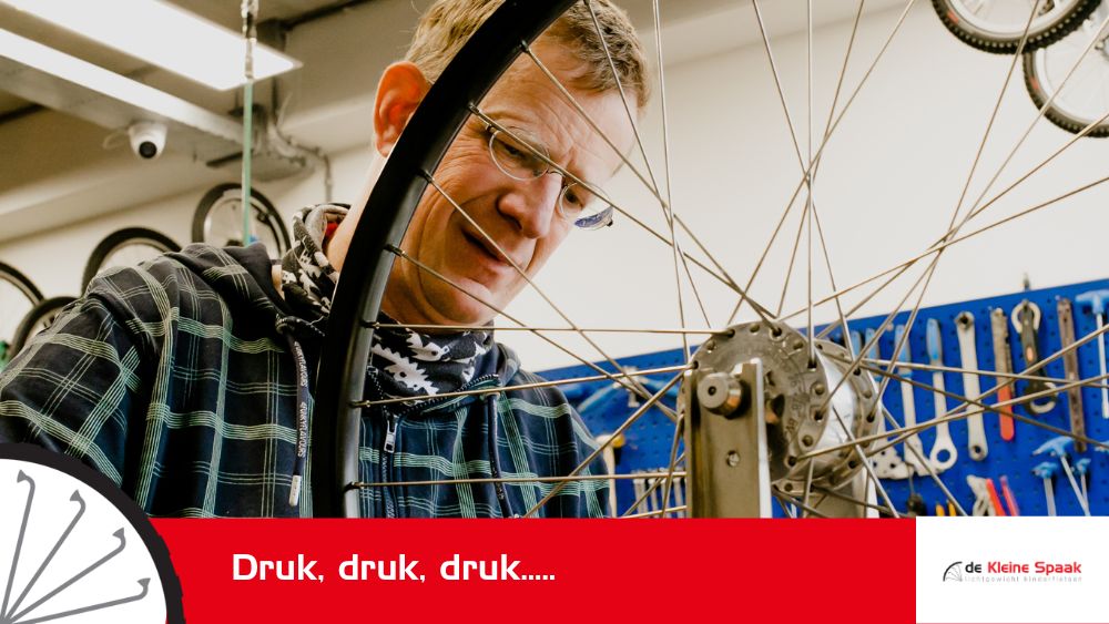drukte de kleine spaak