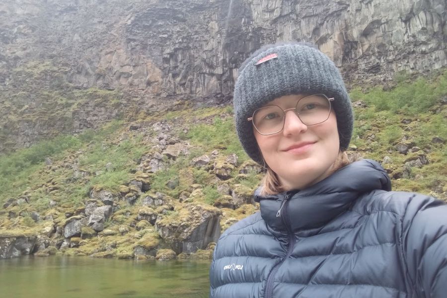 19 juli IJsland 2022 selfie deKleineSpaak