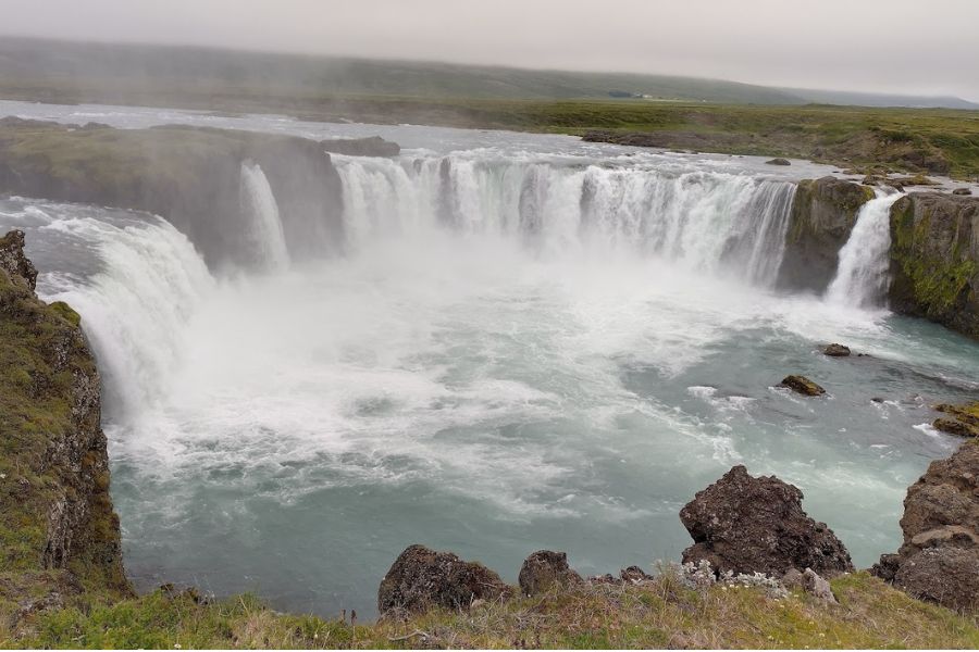 22 juli IJsland 2022 waterval godafoss DeKleineSpaak