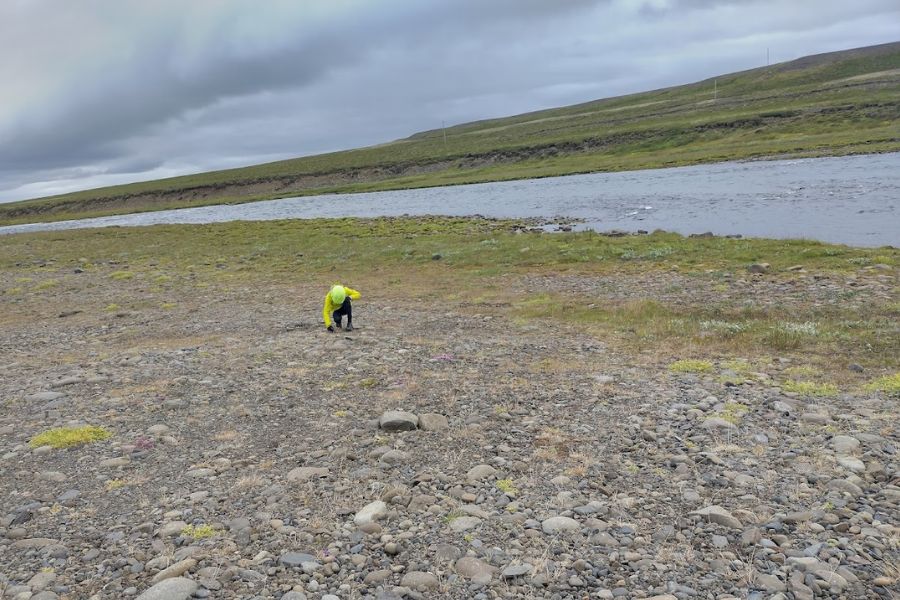 pepijn zoekt stenen IJsland 2 deKleineSpaak