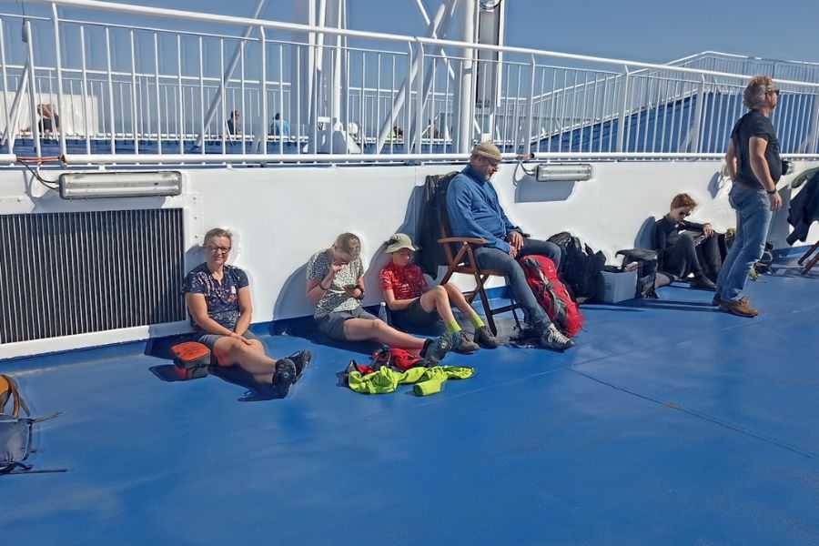 13 augustus IJsland 2022 Bijna in Denemarken MS Norrona deKleineSpaak