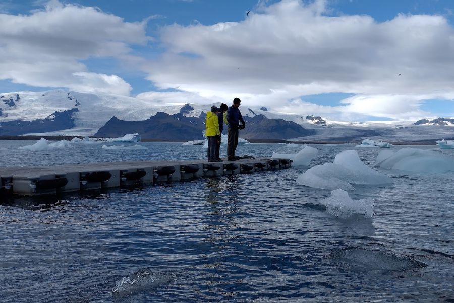 4 augustus IJsland 2022 Jokulsarlon ijsbergen deKleineSpaak