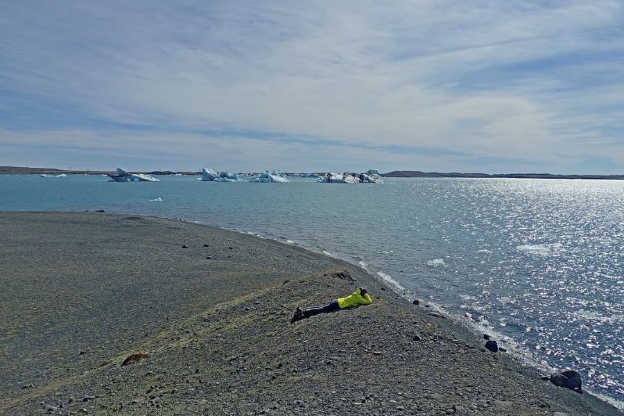 4 augustus IJsland 2022 Jokulsarlon meer deKleineSpaak