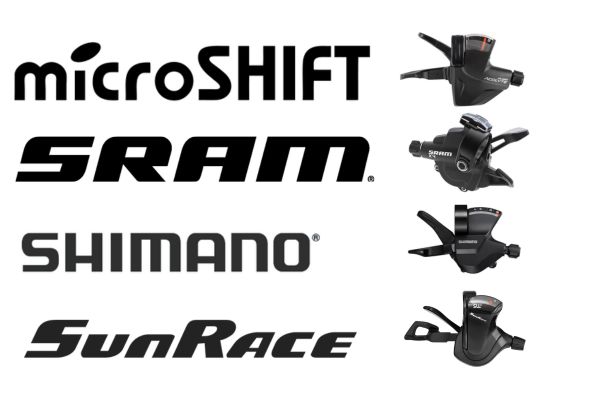 shifters trigger sram shimano sunrace microshift deKleineSpaak