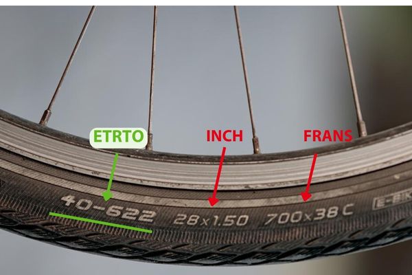Maat band ETRTO INCH FRANS De Kleine Spaak