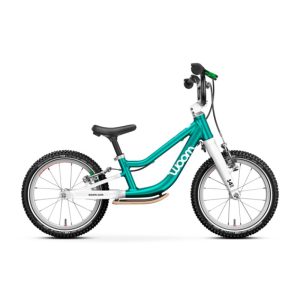 Woom 1 plus go metallic turquoise blauwgroen